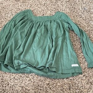 Ruffle Butts Olive Green Top